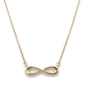 TIFFANY & Co. Tiffany Infinity Necklace 18K White Gold Women's 295065